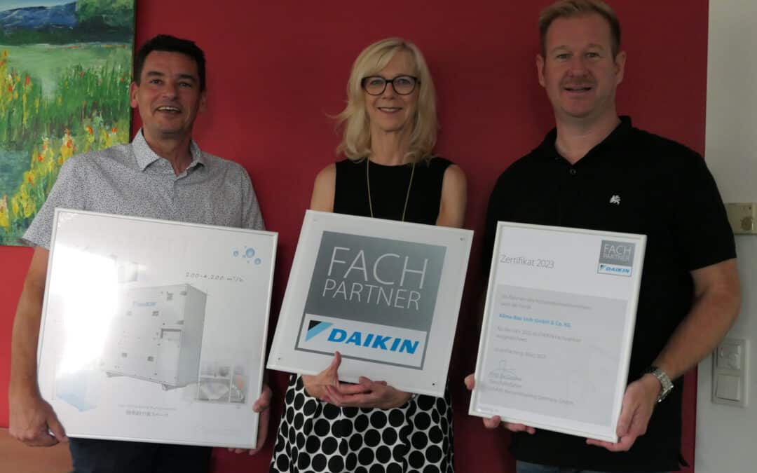 Klima-Bau Volk ist neuer Fachpartner von DAIKIN